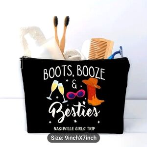 Nashville Themed Cosmetic Bag GIRLS TRIP! BACHELORETTE